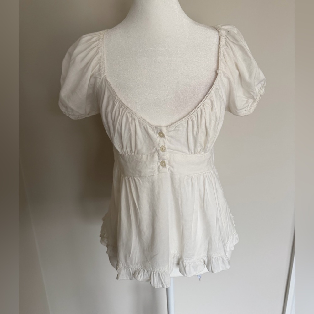 Brandy Melville Cap Sleeve Baby Doll Top